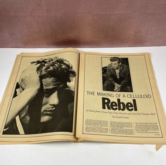 Vintage Rolling Stone Magazine James Dean June 20, 1974 Music Art History - Picture 6 of 6